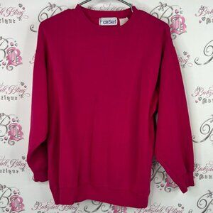 FairSet sweater pull over cozy warm vintage soft Pink Sweatshirt